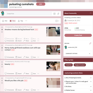 Pulsating Cumshots, Reddit NSFW List