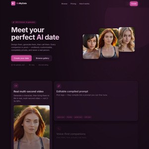 BeMyDate, AI 性聊天网站