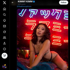 Kimmy Kimm X/Twitter & 1054+ Twitter Porn Accounts Like X.com