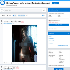 Old School Cool NSFW & 663+ Reddit NSFW List Like R/OldSchoolCoolNSFW