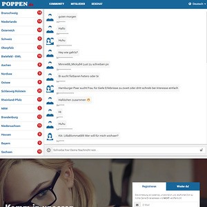 Poppen, Sex Chat Seiten