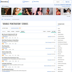 Literotica Double Penetration, Double Penetration Sites
