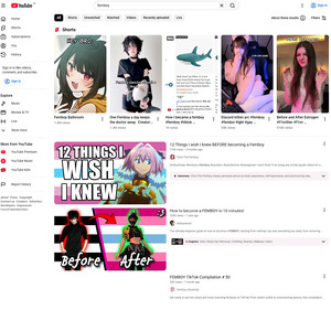 YouTube Femboy, Femboy Porn Sites