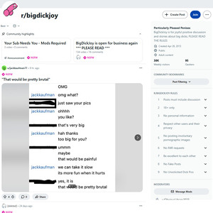 Reddit BigDickJoy, Big Dick Porn Sites