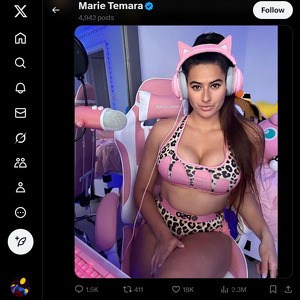 Marie Temara X/Twitter & 1062+ Twitter Porn Accounts Like X.com