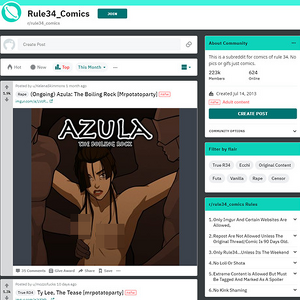 Rule34_Comics, Reddit NSFW List