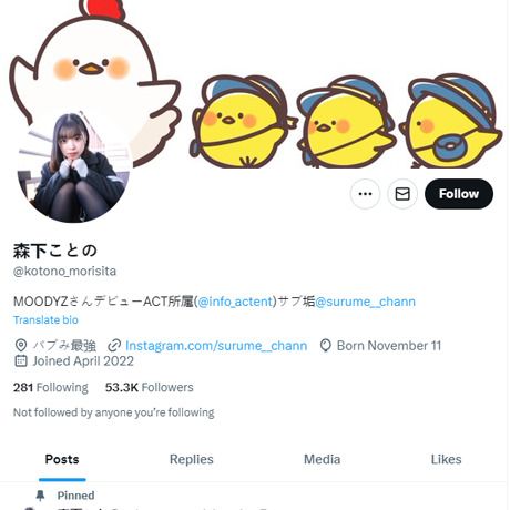 森下ことの ツイッター