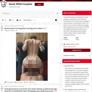 Gone Wild Couples, Reddit NSFW List