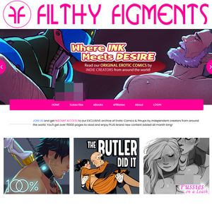 Filthy Figments, Quadrinhos Porno Premium