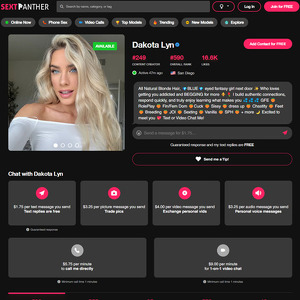 Dakota Lyn, Best SextPanther Models List