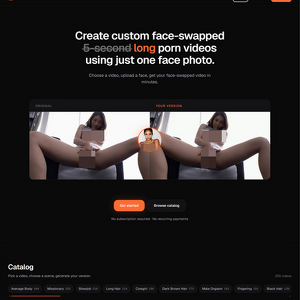 PornFace, AI-pornogeneratorer