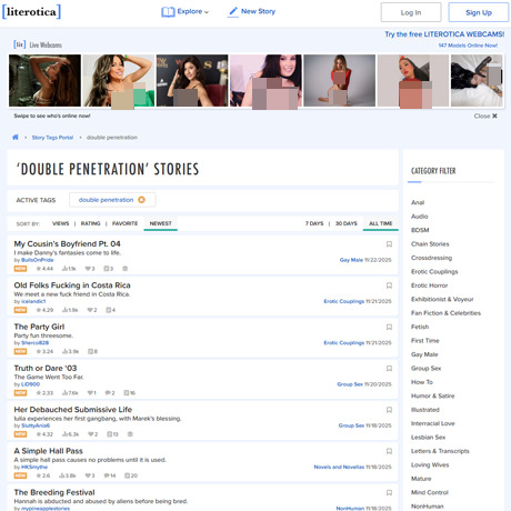 Literotica Double Penetration