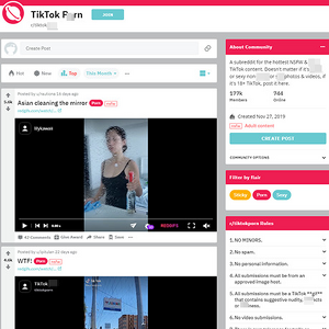 Reddit TikTok Porn, TikTok Porn Sites