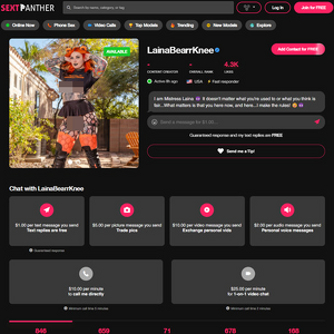 LainaBearrKnee, Best SextPanther Models List