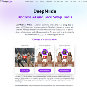 DeepStrip, Undress AI Sites