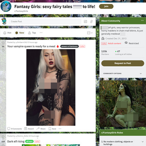 Fantasy Girls, Reddit NSFW List