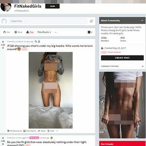 FitNakedGirls, Reddit NSFW List