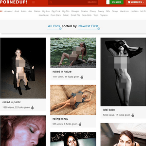 PornedUp, Porno Bilder Seiten