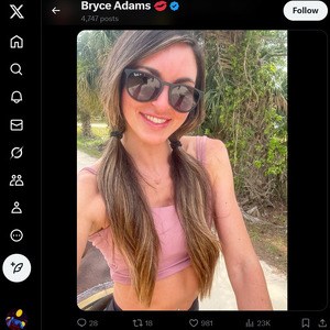Bryce Adams, Twitter Porn Accounts