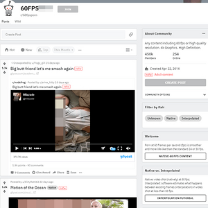 60FPSPorn, Reddit NSFW List