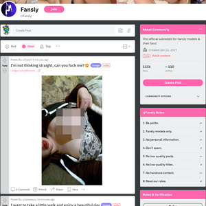 Fansly & 663+ Reddit NSFW List Like R/Fansly