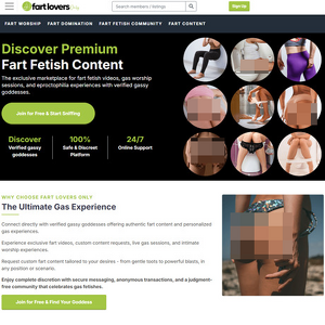 Fart Lovers Only, Fart Porn Sites