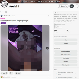 Reddit Rule 34, Sitios de Porno Hentai