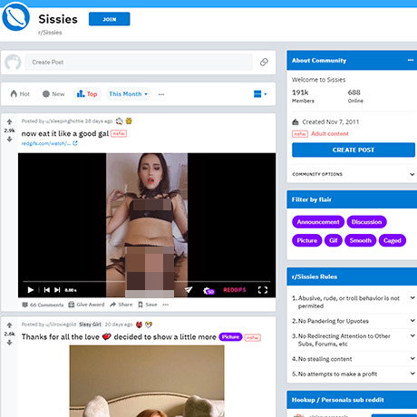 Reddit Sissies