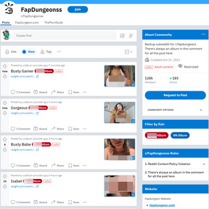 FapDungeonss, Reddit NSFW List
