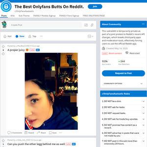 OnlyFans Asstastic, Reddit NSFW List