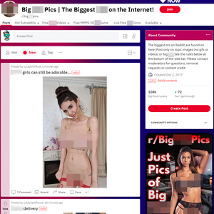 Big Tits Pics, Reddit NSFW List