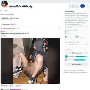Reddit Small Dick Fit Body, Small Dick Porn Sites
