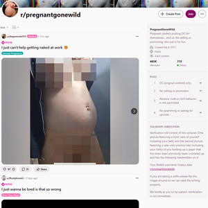 Reddit PregnantGoneWild, Pregnant Porn Sites
