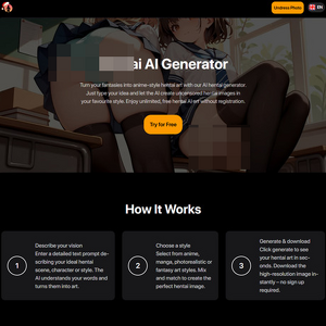 ClothOff, AI Hentai-Nettsteder