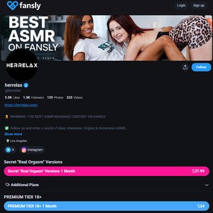 HerRelax, ไซต์ลามก ASMR ระดับพรีเมียม