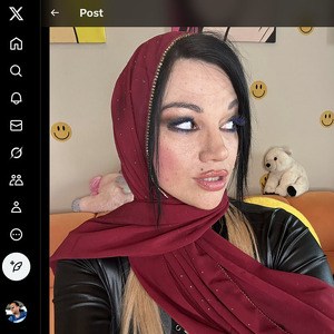 Mona Azar, Twitter Porn Accounts