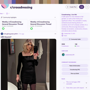 Reddit Crossdressing, Transen Porno Seiten