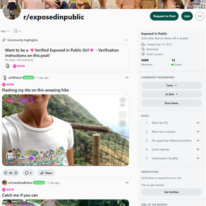 Reddit Exposed In Public, Voyeur Porno Seiten