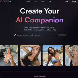 PureFantasy, Sitios de Chat de Sexo AI