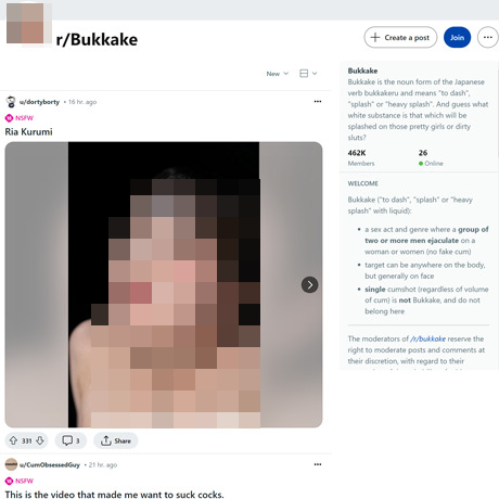 Reddit Bukkake
