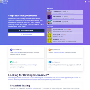 SextingFinder, Sex Chat Sites
