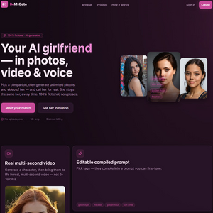 BeMyDate, Sites de Porno IA