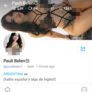 Pauli Belen, Best OnlyFans Girls List