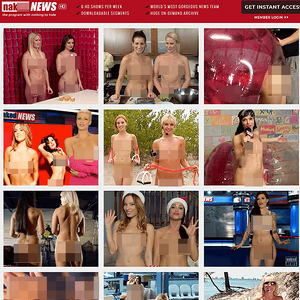 Naked News, Premium Porno Parodie Seiten