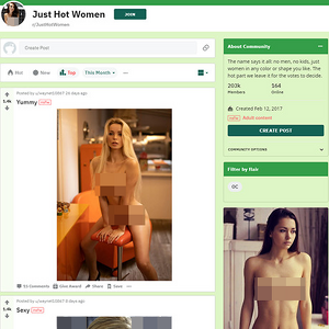 Just Hot Women, Reddit NSFW List