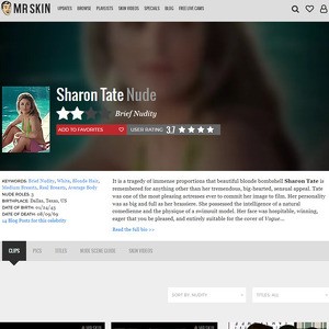 Sharon Tate, Nude Celebrities List