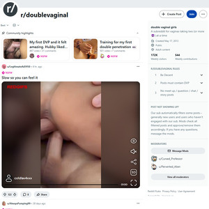 Reddit Double Vaginal, Double Penetration Sites