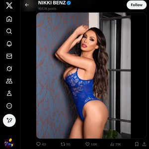 Nikki Benz, Twitter Porn Accounts
