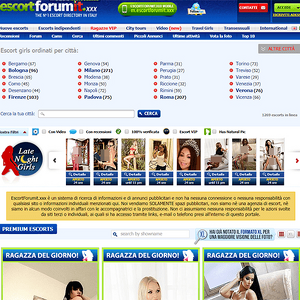 EscortForumIT, Siti di Escort