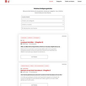 Histoire-Erotique.me, Sites d'Histoires de Sexe